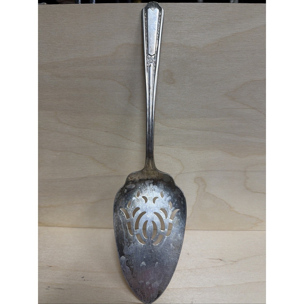 Vintage Pie Cake‎ Server Silver plate